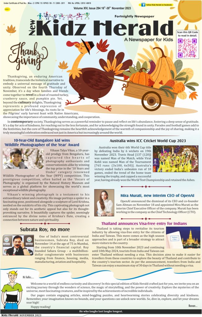 New Kidz Herald Newspaper - Kidz Herald