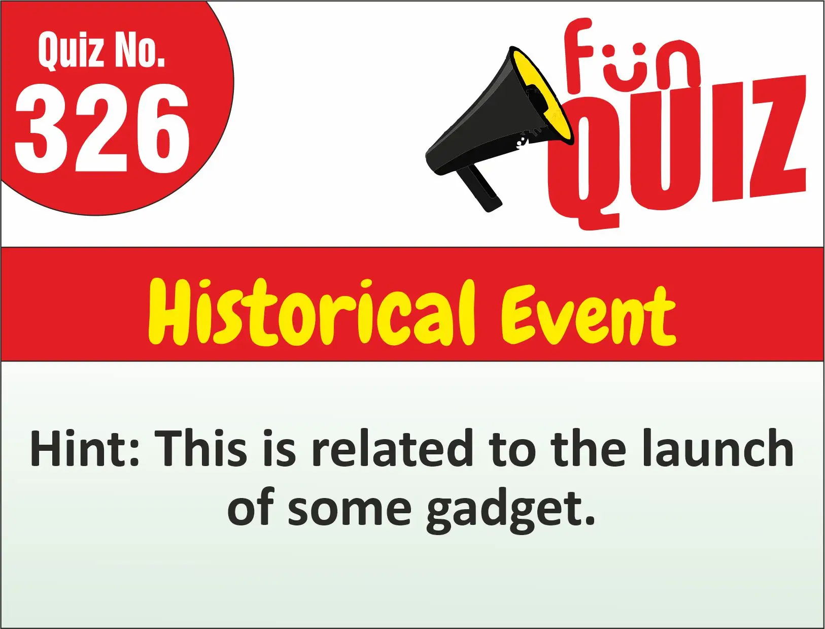 You are currently viewing FUN – QUIZ – Historical Event
