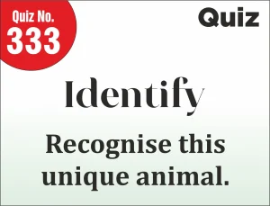 Read more about the article FIND THE MISTAKE – Identify the unique animal