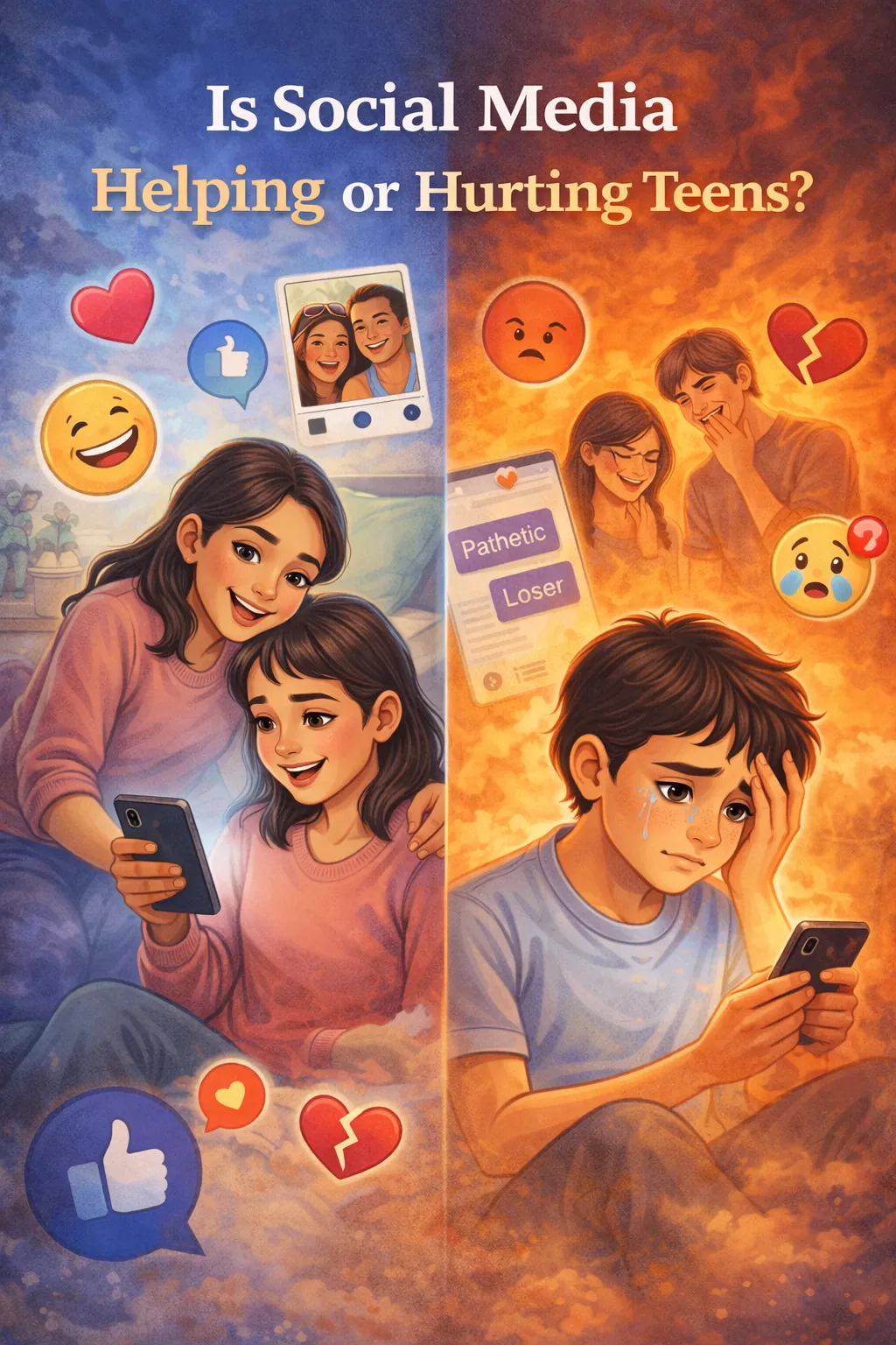 You are currently viewing Is Social Media Helping or Hurting Teens?