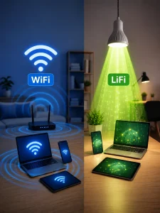Read more about the article Difference Between WiFi and LiFi