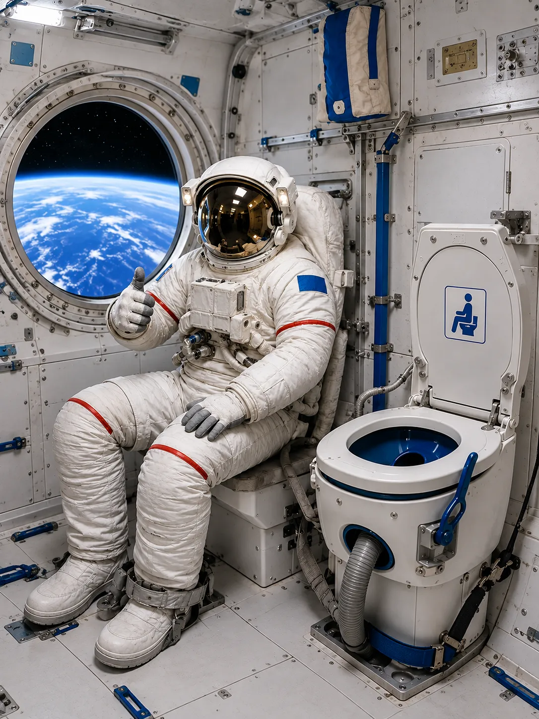 You are currently viewing How Do Astronauts Go to the Bathroom in Space?