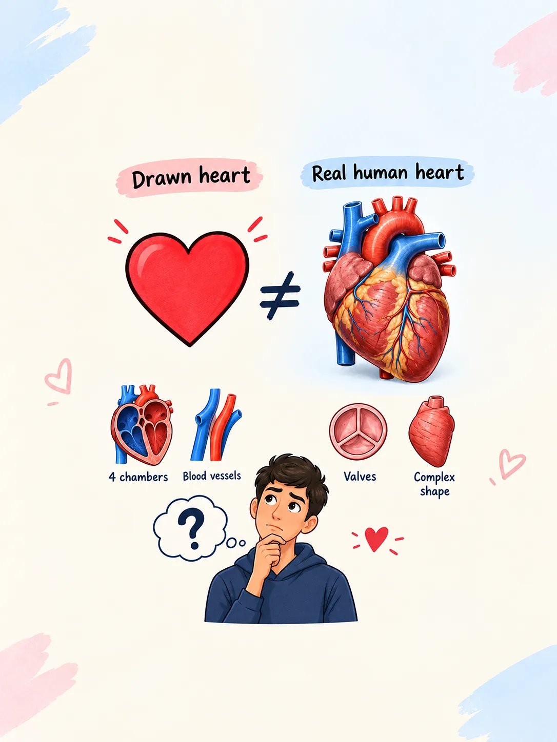You are currently viewing Why Do Drawn Hearts Look Nothing Like Real Hearts?