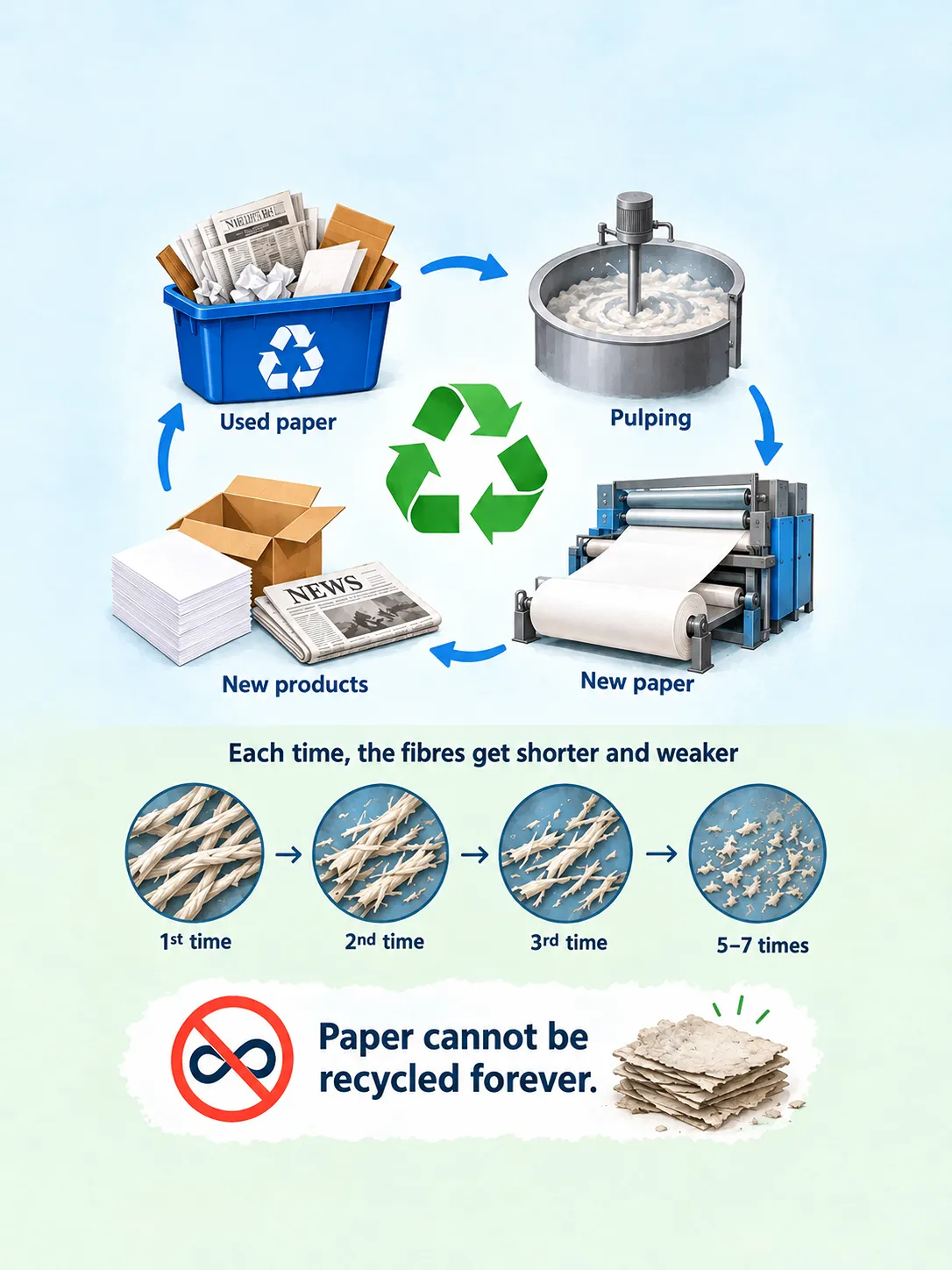 You are currently viewing Can Paper Be Recycled Forever?