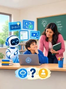 Read more about the article Can Artificial Intelligence Replace Human Teachers?
